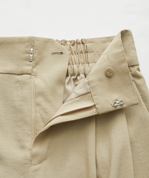 ROPE' PICNIC（ロペピクニック）の「【ご好評につき追加生産】麻調シアーハイウエストワイドパンツ/セットアップ対応・UVカット（その他パンツ・レディース・チャコールグレー/ダークブラウン/ベージュ/ブルー系その他4・36/38/40）」の7枚目の写真