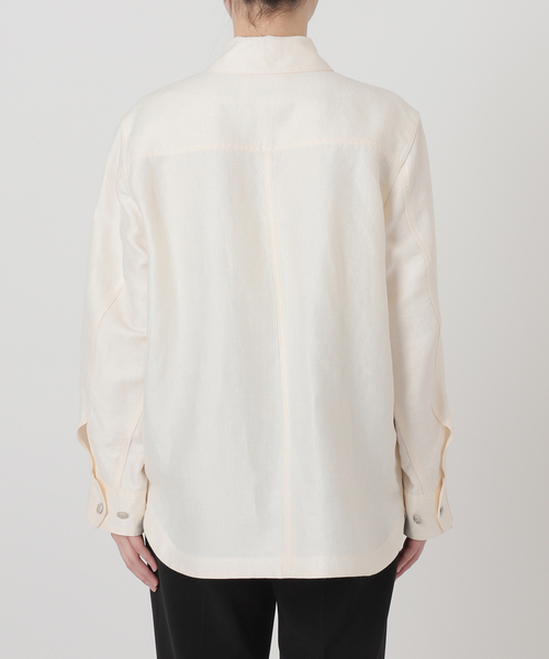 VERMEIL par iena（ヴェルメイユパーイエナ）の「Vis/Liミリタリージャケット（ミリタリージャケット・レディース・カーキ/アイボリー・38/36）」の12枚目の写真