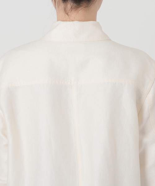 VERMEIL par iena（ヴェルメイユパーイエナ）の「Vis/Liミリタリージャケット（ミリタリージャケット・レディース・カーキ/アイボリー・38/36）」の13枚目の写真