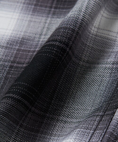 FREAK'S STORE（フリークスストア）の「T/R CHECK EASY PANT/テトロン チェック イージーパンツ/リラックスフィット（その他パンツ・メンズ・オリーブ/ブラック/ブルー・MEDIUM/SMALL/LARGE）」の8枚目の写真