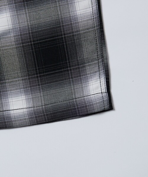 FREAK'S STORE（フリークスストア）の「T/R CHECK EASY PANT/テトロン チェック イージーパンツ/リラックスフィット（その他パンツ・メンズ・オリーブ/ブラック/ブルー・MEDIUM/SMALL/LARGE）」の9枚目の写真