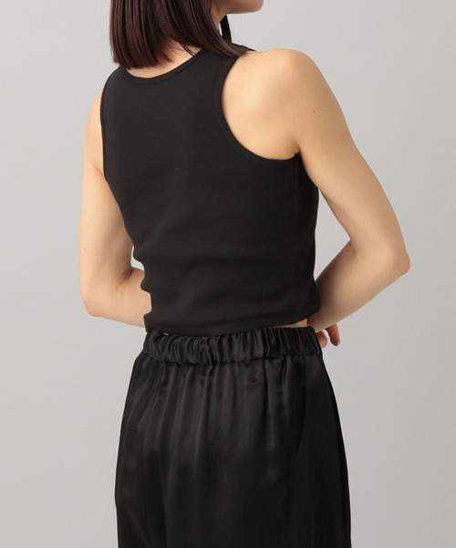 Healthknit（ヘルスニット）の「【e/rm・セレクト】Healthknit(ヘルスニット)クロップドタンクトップ（タンクトップ・レディース・ブラック/オフホワイト・FREE）」の8枚目の写真