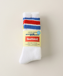 Healthknit（ヘルスニット）の「【Healthknit/ヘルスニット】配色3本ラインソックス（ソックス/靴下）」