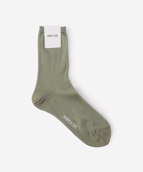 Morris & Sons(モリスアンドサンズ)の「MORRIS & SONS | シアーソックス WOMEN(ソックス/靴下・レディース・ブラック/ライトブルー/オリーブ・WOMENS)」の2枚目の写真