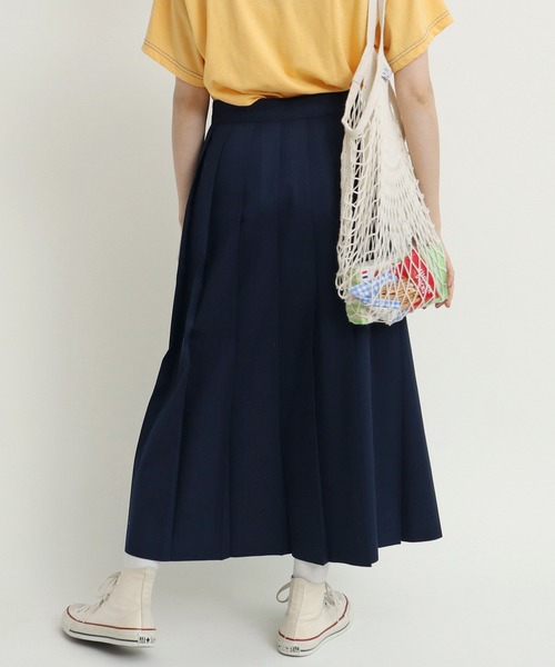 CHILD WOMAN(チャイルドウーマン)の「チノプリーツスカート(スカート・レディース・ベージュ/ネイビー・36/38)」の16枚目の写真