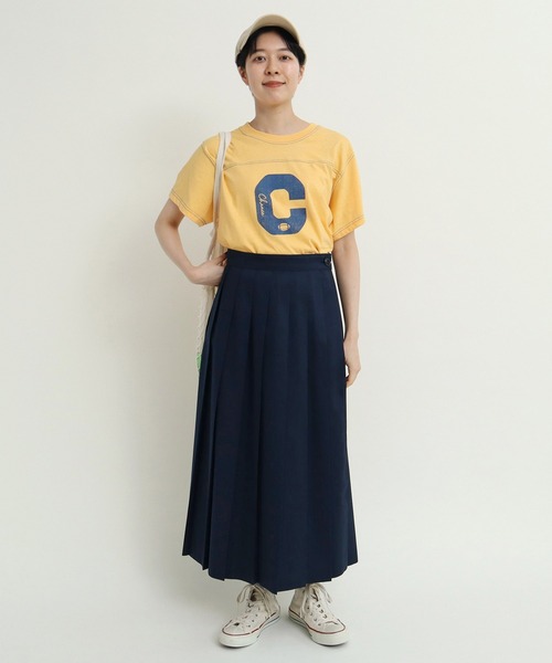 CHILD WOMAN(チャイルドウーマン)の「チノプリーツスカート(スカート・レディース・ベージュ/ネイビー・36/38)」の13枚目の写真