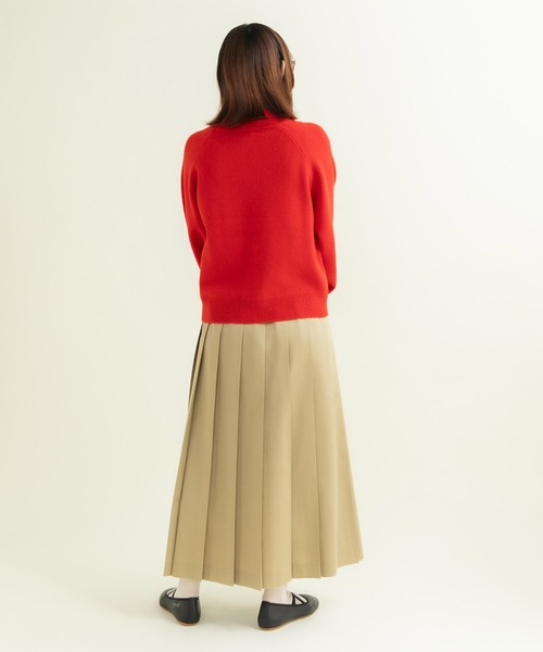 CHILD WOMAN（チャイルドウーマン）の「チノプリーツスカート（スカート・レディース・ベージュ/ネイビー・36/38）」の14枚目の写真