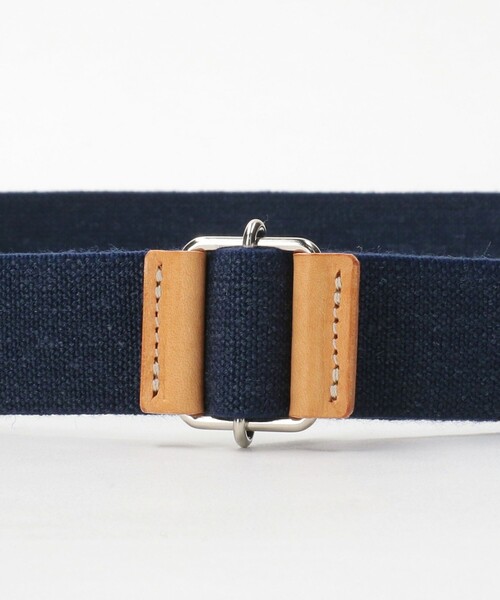 ART BROWN(アートブラウン)の「<ART BROWN>ゴムベルト(ベルト・レディース・ナチュラル/ネイビー・FREE)」の4枚目の写真