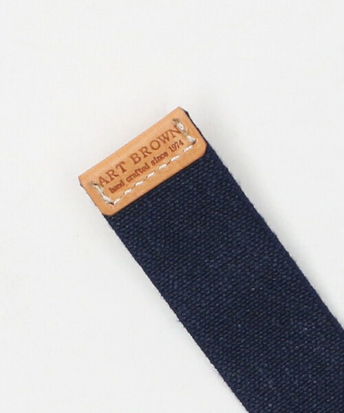 ART BROWN(アートブラウン)の「<ART BROWN>ゴムベルト(ベルト・レディース・ナチュラル/ネイビー・FREE)」の6枚目の写真