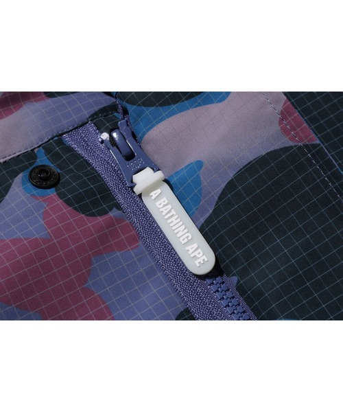 A BATHING APE（アベイシングエイプ）の「GRID CAMO  RELAXED FIT FISH TAIL COAT M（モッズコート・メンズ・ブラック・LARGE）」の5枚目の写真