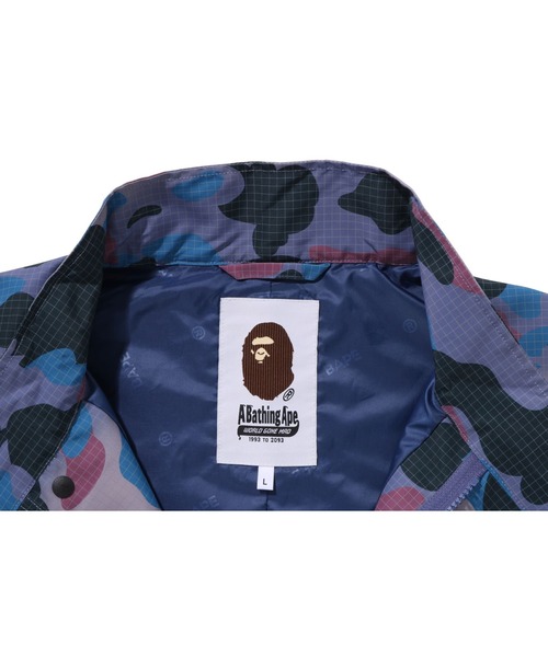 A BATHING APE（アベイシングエイプ）の「GRID CAMO  RELAXED FIT FISH TAIL COAT M（モッズコート・メンズ・ブラック・LARGE）」の7枚目の写真