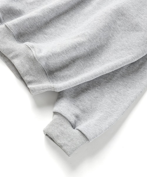 meltum（メルタム）の「【販売終了】HALF ZIP SWEAT / ハーフジップスウェット（スウェット・メンズ・ブラック/オートミール/ブラウン/クリーム/グレー・FREE）」の10枚目の写真