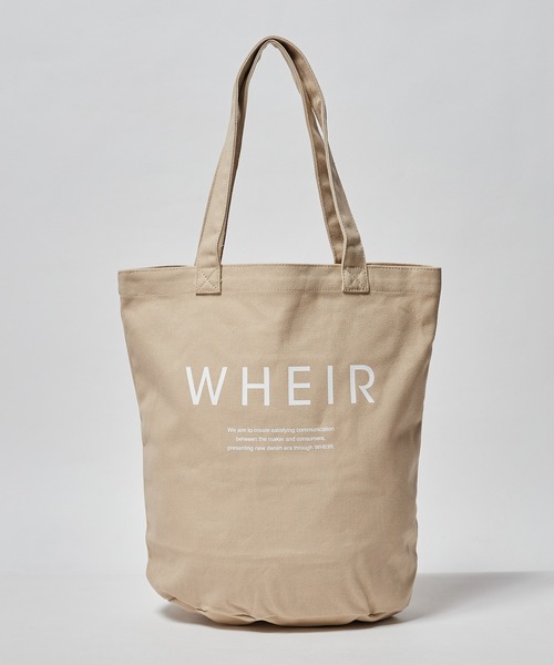 WHEIR（ウェア）の「WHEIR/ウェア キャンバストートバッグ（トートバッグ・レディース・グレー/ブラック/ライトベージュ/ベージュ/ホワイト・FREE）」の22枚目の写真