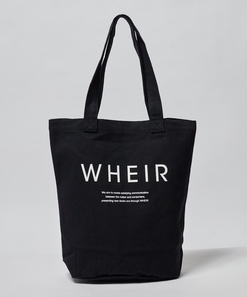 WHEIR（ウェア）の「WHEIR/ウェア キャンバストートバッグ（トートバッグ・レディース・グレー/ブラック/ライトベージュ/ベージュ/ホワイト・FREE）」の13枚目の写真