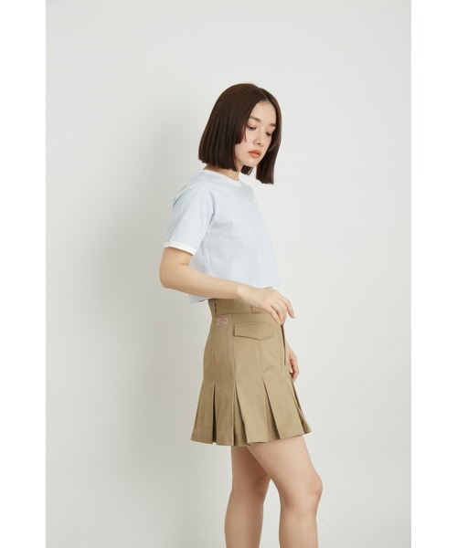 lily brown シェニールロゴクロップドフーディー lily brown シェニールロゴクロップドフーディー