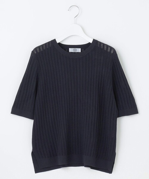 J.PRESS Ladies(J.プレス レディス)の「【洗える・抗菌防臭】VISCOSE STRETCH サマー ニット(ニット/セーター・レディース・アイボリー系/ネイビー系/イエロー系/ターコイズブルー系・SMALL)」の14枚目の写真