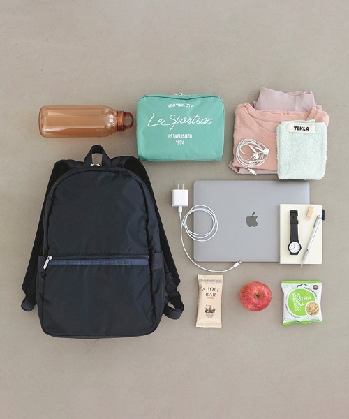 LeSportsac（レスポートサック）の「CARRIER BACKPACK ディープシー 