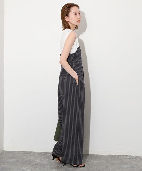 SLOBE IENA(スローブイエナ)の「ベアサロペット(サロペット/オーバーオール・レディース・ブラウン/ネイビー・38/36)」の18枚目の写真