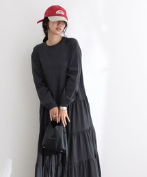 ElegChic（エレグシック）の「ロングティアードカットワンピース（ワンピース）」