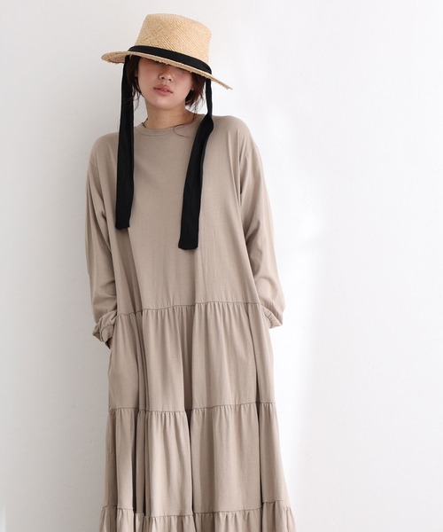 ロングティアードカットワンピース（ワンピース）｜ElegChic（エレグシック）