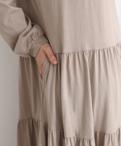 ロングティアードカットワンピース（ワンピース）｜ElegChic（エレグシック）