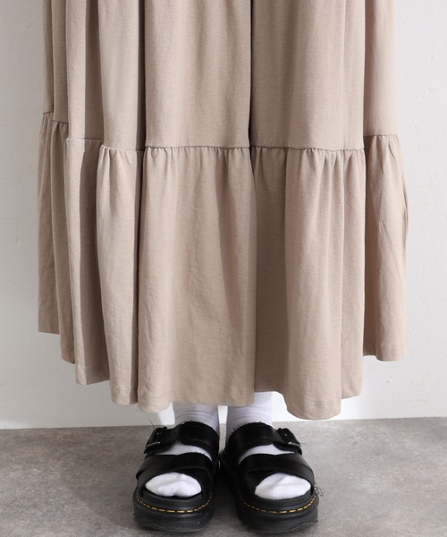 ロングティアードカットワンピース（ワンピース）｜ElegChic（エレグシック）