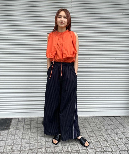 KBF（ケイビーエフ）の「ストライプWIDEトラックパンツ（その他パンツ・レディース・ブルー系その他/グレー系その他・ONE）」の20枚目の写真