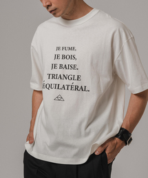 MESSAGE フレンチプリント Tシャツ
