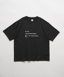MESSAGE フレンチプリント Tシャツ
