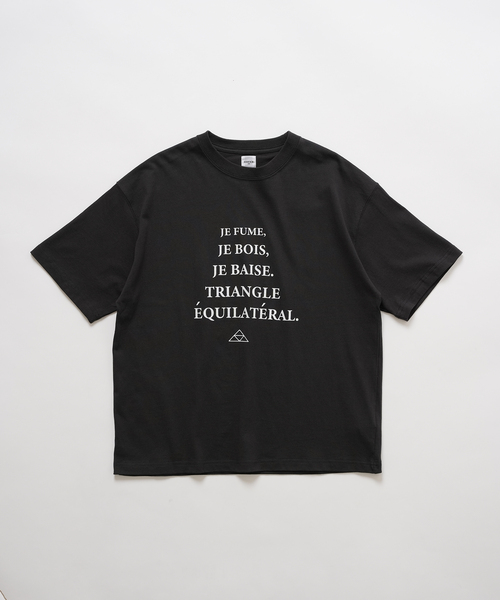 EDIFICE(エディフィス)の「MESSAGE フレンチプリント Tシャツ(Tシャツ/カットソー・メンズ・ブラック系その他/ホワイト/ホワイト系その他/ライトホワイト/ブラック・LARGE/MEDIUM)」の22枚目の写真