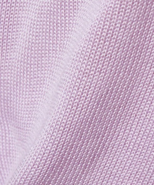 an another angelus（アンアナザーアンジェラス）の「SAVONパッケージ釦透かし編み5分袖ニットカーディガン/ananotherangelus（カーディガン/ボレロ・レディース・ライトグリーン/パープル・FREE）」の19枚目の写真