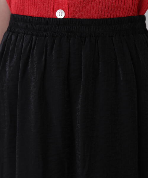 N.（N. Natural Beauty Basic）（エヌエヌナチュラルビューティーベーシック）の「◆ラウンドティアードボリュームスカート（スカート・レディース・ブラック/ホワイト・MEDIUM）」の12枚目の写真