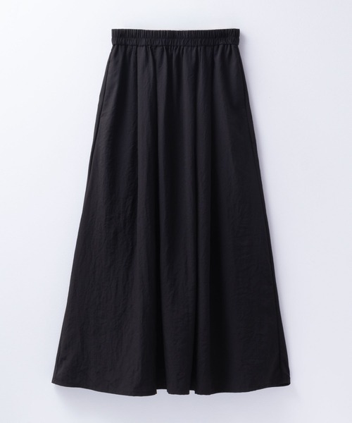 HusHusH（ハッシュアッシュ）の「HusHusH ハッシュアッシュ リラックスマキシスカート（スカート・レディース・ブラック/マジェンタ/キャメル・M/L）」の8枚目の写真