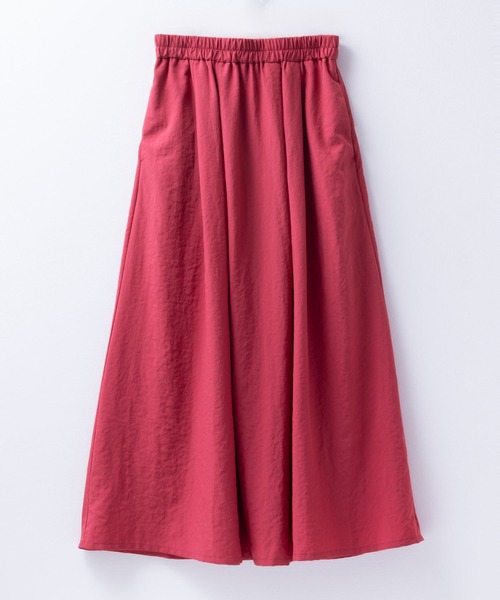 HusHusH（ハッシュアッシュ）の「HusHusH ハッシュアッシュ リラックスマキシスカート（スカート・レディース・ブラック/マジェンタ/キャメル・M/L）」の11枚目の写真