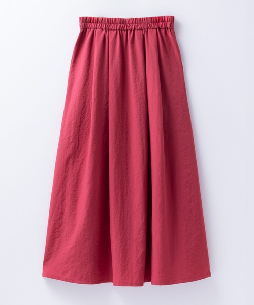 HusHusH（ハッシュアッシュ）の「HusHusH ハッシュアッシュ リラックスマキシスカート（スカート・レディース・ブラック/マジェンタ/キャメル・M/L）」の12枚目の写真