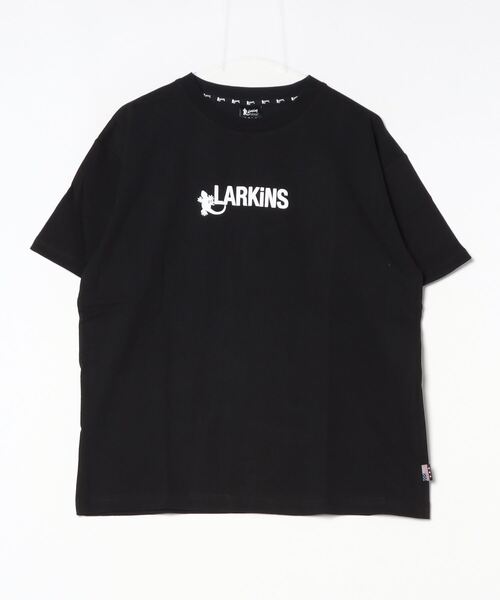 T シャツ ラーキンス 服 LARKINS ラーキンス 半袖パーカー Tシャツ レッド プリント Yahoo フリマ 旧PayPayフリマ