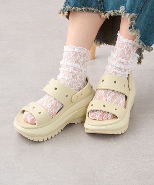 セール】【crocs】MEGA CRUSH SANDAL メガクラッシュ サンダル 厚底