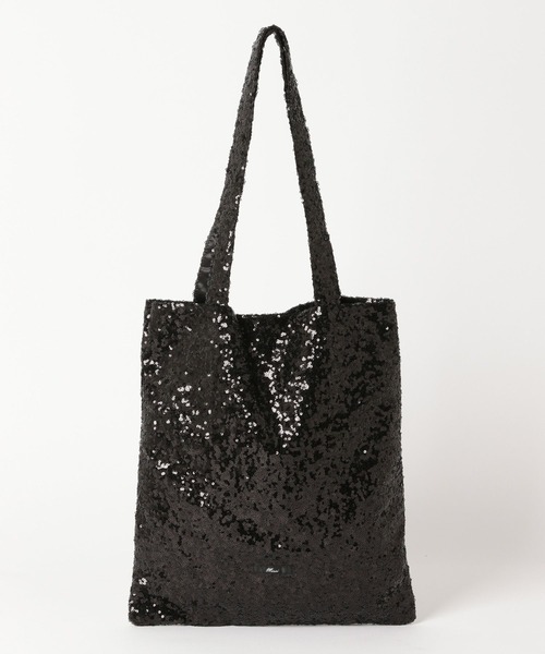 GLOBAL WORK（グローバルワーク）の「スパンコールトートBAG/124081（トートバッグ・レディース・ブラウン/シルバー/ブラック・ONE SIZE）」の4枚目の写真