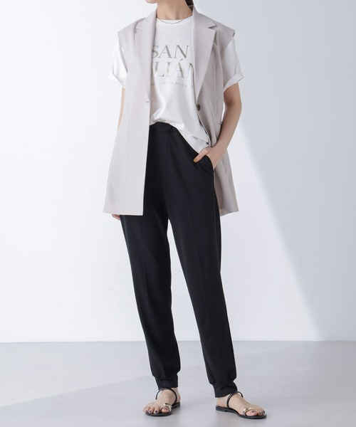 【セール】AtPARK＆DAILYWEAR/スリットジョガーパンツ（セットアップ可）（その他パンツ）｜nano･universe（ナノユニバース）