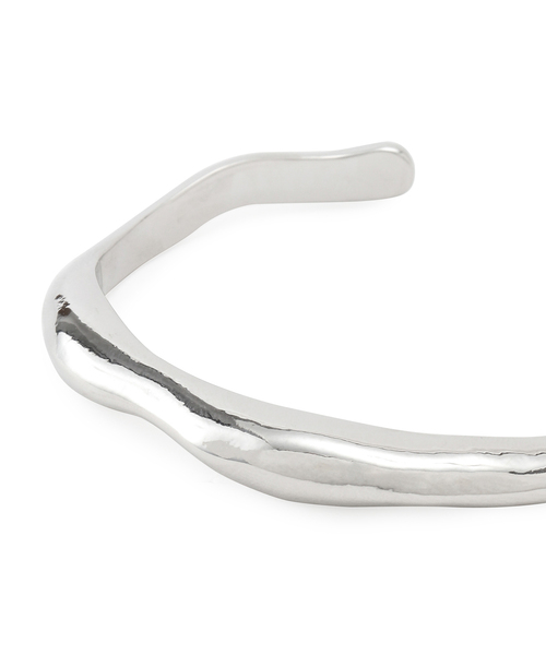 VIS（ビス）の「オーバルメタルバングル（ブレスレット・レディース・シルバー/ゴールド・FREE）」の6枚目の写真