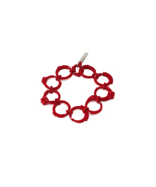 PAMEO POSE（パメオポーズ）の「Toy Ring Bangle Pile Cover（バングル/リストバンド・レディース・レッド/ブルー・FREE）」の8枚目の写真