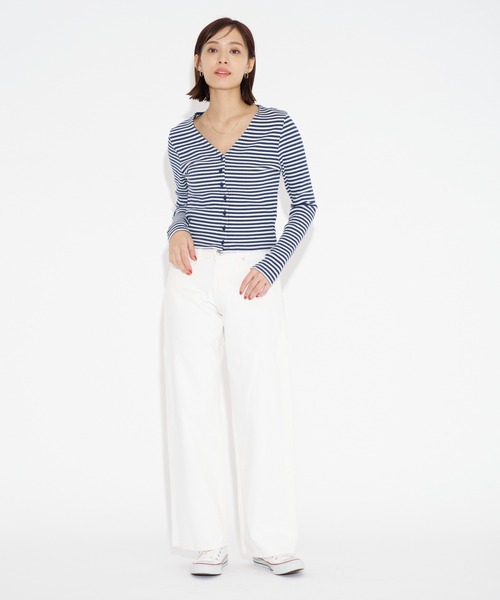 Levi's(リーバイス)の「Levi's/リーバイス LOW LOOSE(デニムパンツ・レディース・ブラウン/ホワイト・23inch/24inch/25inch/26inch/27inch/28inch)」の6枚目の写真