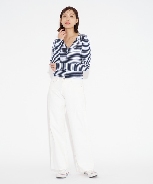 Levi's(リーバイス)の「Levi's/リーバイス LOW LOOSE(デニムパンツ・レディース・ブラウン/ホワイト・23inch/24inch/25inch/26inch/27inch/28inch)」の8枚目の写真