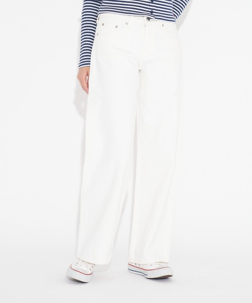 Levi's(リーバイス)の「Levi's/リーバイス LOW LOOSE(デニムパンツ・レディース・ブラウン/ホワイト・23inch/24inch/25inch/26inch/27inch/28inch)」の3枚目の写真