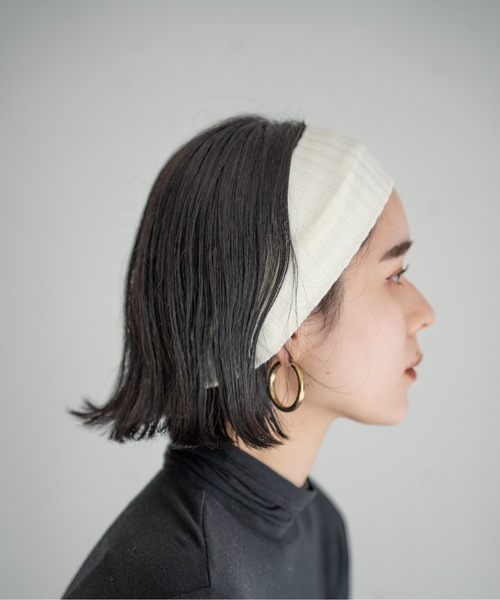 JASP.ER TAKE IT OFFフォトセット＆ Permpoonヘアバンド 新色追加】リブニットヘアバンド 2カラーセット（ヘアバンド