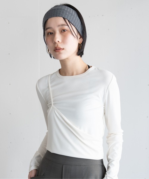 hwyl（ヒュイル）の「【新色追加】リブニットヘアバンド 2カラーセット（ヘアバンド・レディース・ボルドー/グレー/ブラック/ネイビー/ブラウン/オフホワイト/ブラウン系その他/チャコールグレー・FREE）」の20枚目の写真