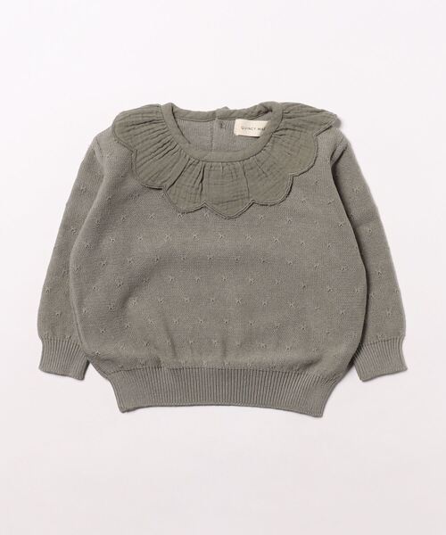 【セール】【Bs】【it】【Quincy Mae】PETAL KNIT SWEATER | BASIL（その他ベビー用品）｜ARCHIVER（アーカイバ） 5,254円