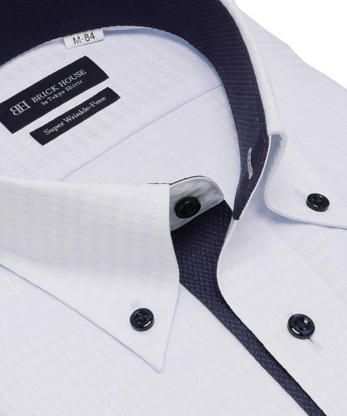 超形態安定ノーアイロン ボタンダウン 長袖ビジネスワイシャツ（ビジネスシャツ）｜TOKYO SHIRTS（トウキョウシャツ）