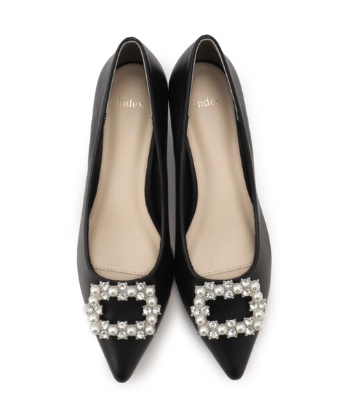 index(インデックス)の「◆パール調ビジューパンプス(パンプス・レディース・ブラック/ベージュ系・03/02)」の8枚目の写真