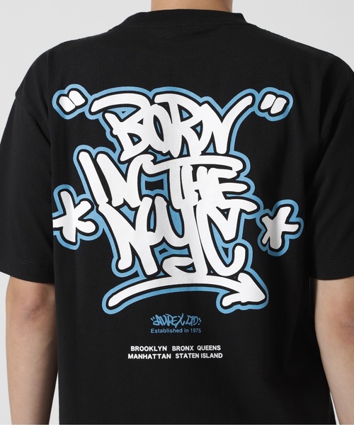 セール】《直営店限定》GRAFFITI T-SHIRT 'BORN IN THE NYC